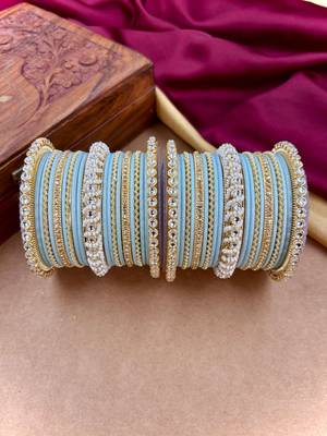 Ethnic pearl kundan set 3