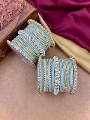 Ethnic pearl kundan set 4