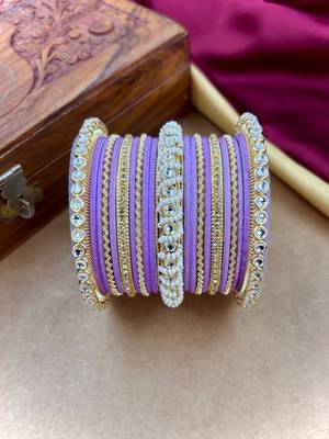 Ethnic pearl kundan set 2