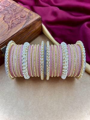 Ethnic pearl kundan set 1