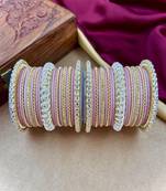 Ethnic pearl kundan set