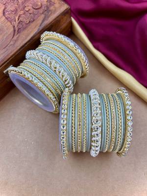 Ethnic pearl kundan set 1