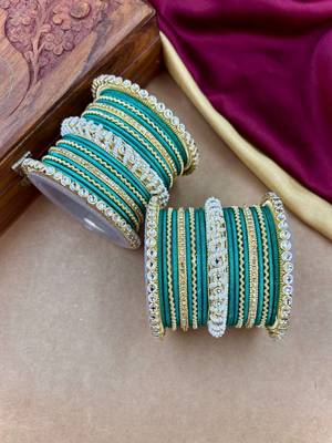 Ethnic pearl kundan set 4