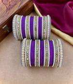 Traditional kundan bangles