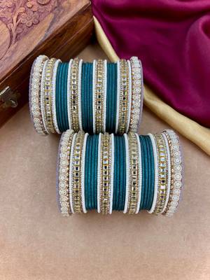 Traditional kundan bangles 4