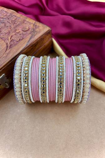 Traditional kundan bangles