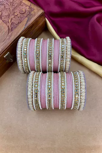 Traditional kundan bangles