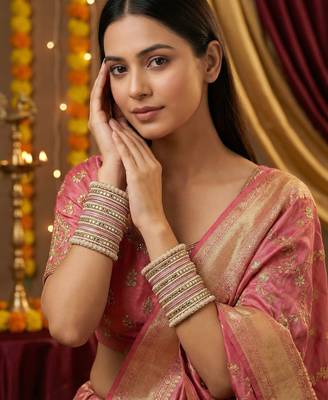 Traditional kundan bangles 4