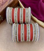 Traditional kundan bangles
