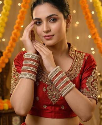 Traditional kundan bangles 2