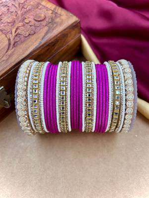 Traditional kundan bangles 3