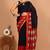 Multicolor bagru block print cotton zari sarees with running blouse