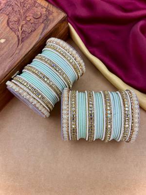 Traditional kundan bangles 4