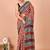 Multicolor block print cotton zari sarees with running blouse