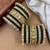 Designer green silk thread bangles set