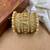 Designer gold silk thread bangles set