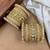 Designer gold silk thread bangles set