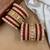 Designer red silk thread bangles set