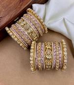 Pink wedding bangle set