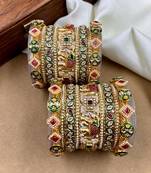 Polki heritage bridal bangles