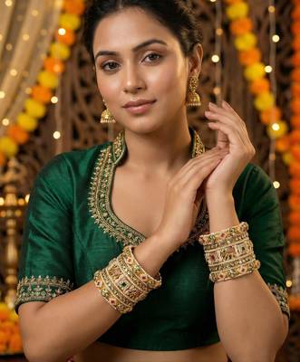 Polki heritage bridal bangles 2