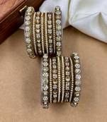Antique style kundan diamond set
