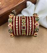 Polki kundan punjabi chuda set