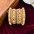 Traditional pearl gold bangles
