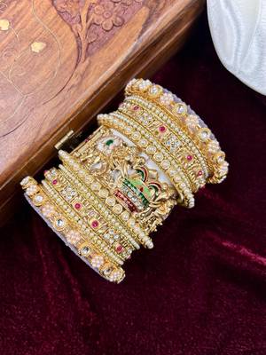 Heritage rajwadi bangles set 1