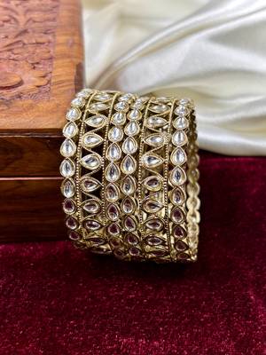 Antique kundan bangles set 2