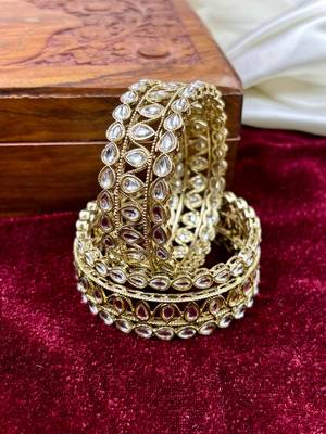 Antique kundan bangles set 3