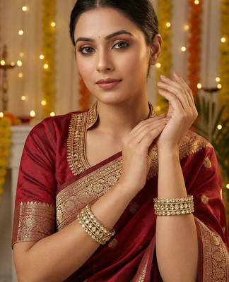 Antique kundan bangles set 4