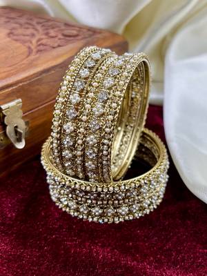 Antique pearl bangles set 4