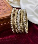 Bridal antique diamond bangles