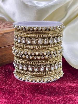 Bridal antique diamond bangles 3