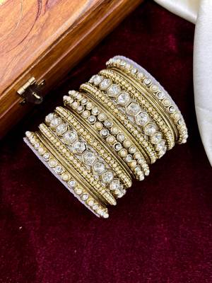 Bridal antique diamond bangles 4