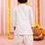 Boys white cotton angrakha kurta dhoti set     holi special edition
