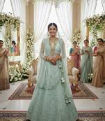 Wedding Special Designer Rich Embroidered Work Semi-stitched Lehenga Choli