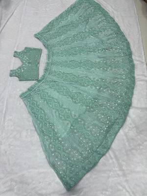 Wedding Special Designer Rich Embroidered Work Semi-stitched Lehenga Choli 3