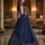Luxury Navyblue Wedding Lehenga Choli with Rich Embroidered Work