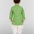 Baby boys green pure cotton bandhani print kurta dhoti set
