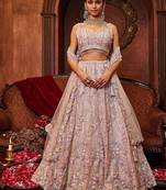 Premium Party Wear Pink with Thread & Sequin Work Lehenga Choli