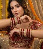 Bridal red punjabi chuda