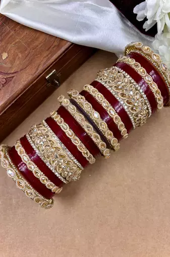 Bridal red punjabi chuda