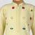 Boys light yellow pure cotton embroidered kurta pyjama set