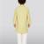 Boys light yellow pure cotton embroidered kurta pyjama set