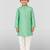 Boys aqua cotton kurta pyjama set