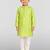 Boys mint green cotton kurta pyjama set