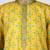 Boys yellow linen slub kurta pyjama set