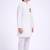 Boys white pure cotton kurta pyjama set - holi special